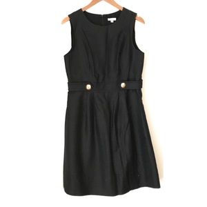 Shoshanna from Nordstrom black cotton pique dress. Size 10